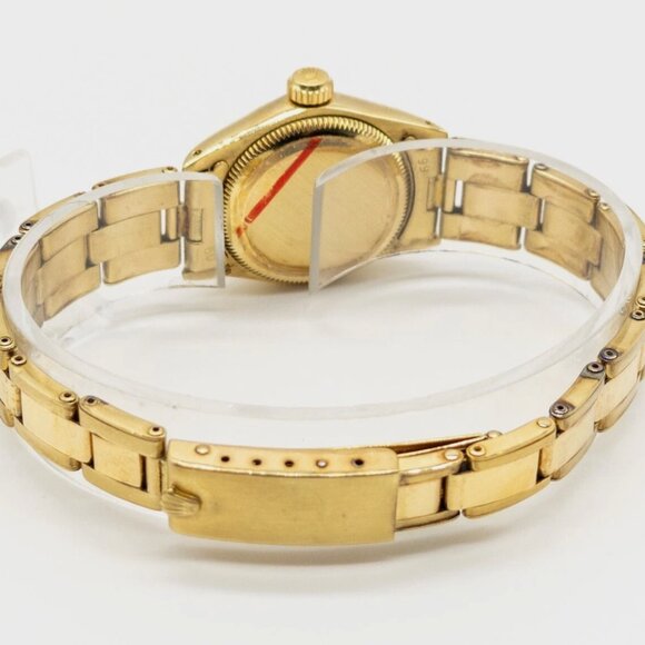 Rolex Oyster President 14k Yellow Gold Ladies Watch MINTY